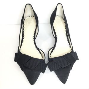 1901 Vintage Inspired Bow Point Toe Heels